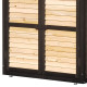 Mesa de preparação com arrumação em madeira FSC termotratada 87x45x120cm - Arbour