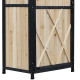 Armário de jardim em madeira FSC termotratada e lacada 69x52x142cm - Arbour