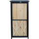 Armário de jardim em madeira FSC termotratada e lacada 69x52x142cm - Arbour
