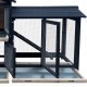 Coelheira em madeira FSC termotratada com vedação 147x53x92cm para 4 coelhos ou outros roedores - Shelty Pet