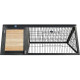 Coelheira em madeira FSC termotratada com vedação 116x53x92cm - triangular - Shelty Pet