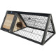 Coelheira em madeira FSC termotratada com vedação 116x53x92cm - triangular - Shelty Pet