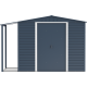 Abrigo de Jardim em Metal Anthracite 4,78 m² com Alpendre ALPINE – Duramax