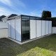 Abrigo de jardim modular isolado 6x3m perfil preto - pavimento incluído - Everbox