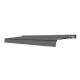 Toldo manual 395x300cm DECO antracite, tela de poliéster antracite - X-METAL