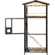 Gaiola exterior ou interior em madeira FSC termotratada 89x65x176cm - Shelty Pet