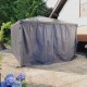 Conjunto de 4 cortinas em alumínio cinzento Palram para Pérgula 3,6x3,6m - Canopia