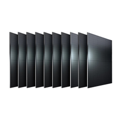 Painéis Solares para Carport 1 Lugar - Conjunto de 10 Painéis de 410W