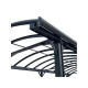 Conjunto de 2 tubos de queda anthracite para caleiras de carports para autocaravanas – X-METAL