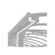 Conjunto de 2 tubos de queda brancos para caleiras de carports para autocaravanas – X-METAL
