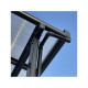 Conjunto de 2 tubos de queda anthracite para caleiras de telhado de terraço com 4 m de profundidade – X-METAL
