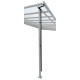 Conjunto de 2 tubos de queda anthracite para caleiras de telhado de terraço com 4 m de profundidade – X-METAL