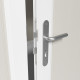 Abrigo de jardim em PVC 4m² UTILITY branco e cinza-verde Grosfillex