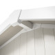Abrigo de jardim em PVC 4m² UTILITY branco e cinza-verde Grosfillex