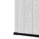 Abrigo de jardim em resina escovada DOCKER 14 m² com claraboia e piso – Jobu