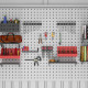 Painel perfurado + 6 ganchos – Kosto – X-METAL