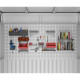 Painel perfurado + 6 ganchos – Kosto – X-METAL