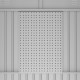 Painel perfurado + 6 ganchos – Kosto – X-METAL