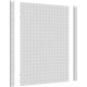 Painel perfurado + 6 ganchos – Kosto – X-METAL