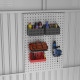 Painel perfurado + 6 ganchos – Kosto – X-METAL