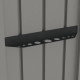 Suporte para ferramentas em metal antracite para abrigos de alta gama Kosto – X-METAL