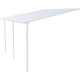 Pérgula encostada ajustável – cobertura de terraço em alumínio lacado a branco 400x434 cm – X-METAL