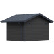 Abrigo de jardim em madeira composta 28 mm cinza claro 10,71 m² PREMIUM – Woodlife Garden