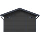 Abrigo de jardim em madeira composta 28 mm cinza claro 10,71 m² PREMIUM – Woodlife Garden