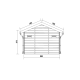 Abrigo de jardim em madeira composta 28 mm cinza claro 10,71 m² PREMIUM – Woodlife Garden