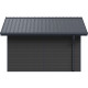 Abrigo de jardim em madeira composta 28 mm cinza escuro e antracite 19,22 m² PREMIUM – Woodlife Garden