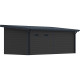 Abrigo de jardim e terraço 15 m², telhado inclinado, madeira composta 28 mm, antracite – Woodlife Garden Premium