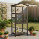 Gaiola exterior ou interior em madeira FSC termotratada 89x65x176cm - Shelty Pet
