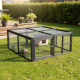 Recinto para tartarugas em madeira FSC termotratada 120x110x50cm + abrigo - Shelty Pet
