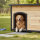 Canil em madeira FSC termotratada 119x76x82cm para cães de tamanho grande - Shelty Pet