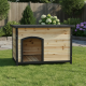 Canil em madeira FSC termotratada 104x66x70cm para cães de tamanho médio - Shelty Pet