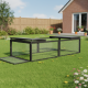 Coelheira em arame com estrutura em madeira FSC termotratada 180x90x48cm - Shelty Pet