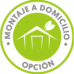 Serviço de montagem ao domicílio por profissionais. Garagem dupla com portas enroláveis
