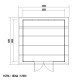 Abrigo de jardim em madeira compósita 28mm antracite 9m² PREMIUM Telhado plano - Woodlife Garden