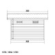Abrigo de jardim em madeira compósita 28mm aspeto madeira envelhecida 9m² PREMIUM Telhado plano - Woodlife Garden