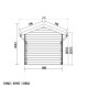 Abrigo de jardim + terraço em compósito de madeira 28mm antracite 15m² PREMIUM - Woodlife Garden