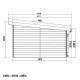 Abrigo de jardim em madeira compósita 28mm aspeto madeira 14,90m² PREMIUM - telhado plano - Woodlife Garden