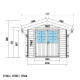 Abrigo de jardim em madeira compósita 28mm aspeto madeira 4,77m² PREMIUM - Woodlife Garden