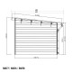 Abrigo de jardim + alpendre e telhado de uma água em madeira compósita de 28 mm, aspeto madeira 15 m² PREMIUM – Woodlife Garden
