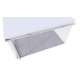 Kit de caleira para abrigo de jardim modular isolado 3x2m, 3x3m, 4x2m ou 4x3m, branco – Everbox