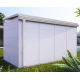 Kit de caleira para abrigo de jardim modular isolado 3x2m, 3x3m, 4x2m ou 4x3m, branco – Everbox