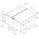 Abrigo de jardim metálico 10,85m² PLUS antracite + kit de fixação X-METAL