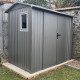 Abrigo de jardim em aço galvanizado Roka 4,08m² + Kit de ancoragem - X-METAL