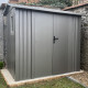 Abrigo de jardim em aço galvanizado Roka 4,08m² + Kit de ancoragem - X-METAL