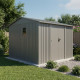 Abrigo de jardim em aço galvanizado Roka 9m² + Kit de ancoragem - X-METAL