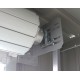Garagem em metal antracite 15,14 m² com porta de enrolar antracite + kit de ancoragem – X-METAL